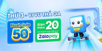 Giảm thêm 20K khi thanh toán bằng ví Zalopay trong khung giờ Flash Sale
