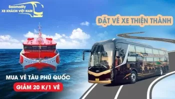 Đặt Vé Xe Thiện Thành - Mua Vé Tàu Phú Quốc Giảm 20k/1 Vé