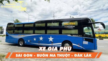 Xe Gia Phú - Gia Lai Sài Gòn đi Buôn Ma Thuột - Đắk Lắk Vé Xe Rẻ