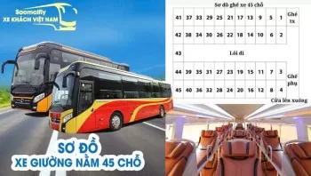 Sơ Đồ Xe Giường Nằm 45 Chỗ Và Cách Chọn Vị Trí An Toàn